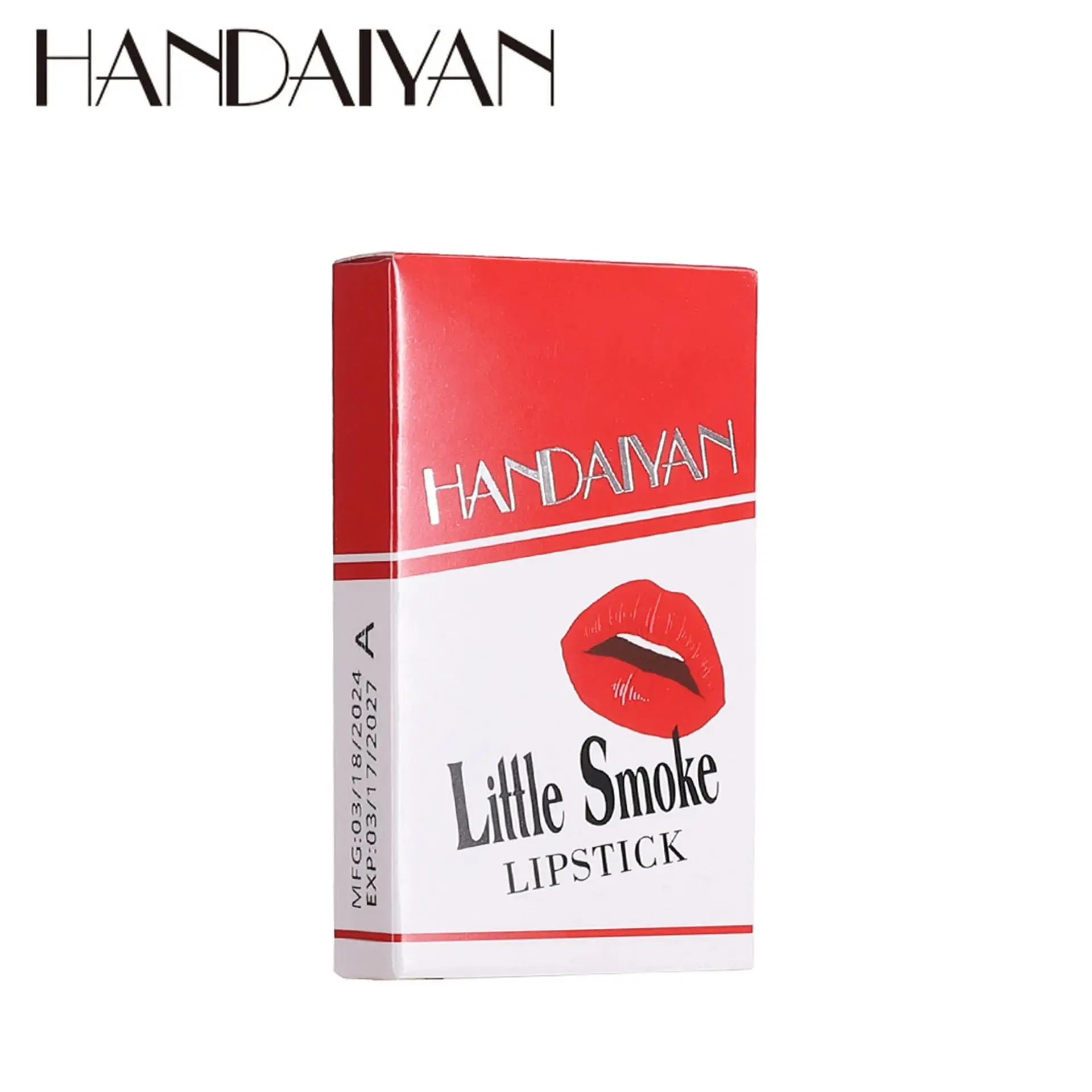 4PCS Matte Lipstick Set Long Lasting Velvet Lip Glaze Nude Lip Tint Makeup Cosmetic Cigarette Lip Stick Waterproof Non Transfer