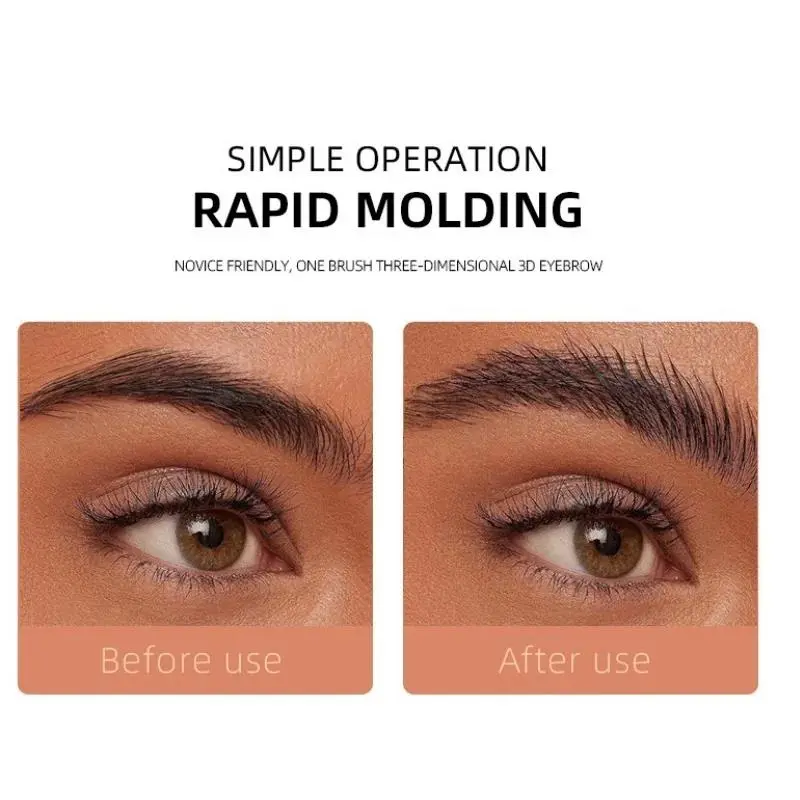 6 Color Eyebrow Styling Cream Shaping Gel Soap Wax Tint Brow Lift With Brush Waterproof Long Lasting Natural Look
