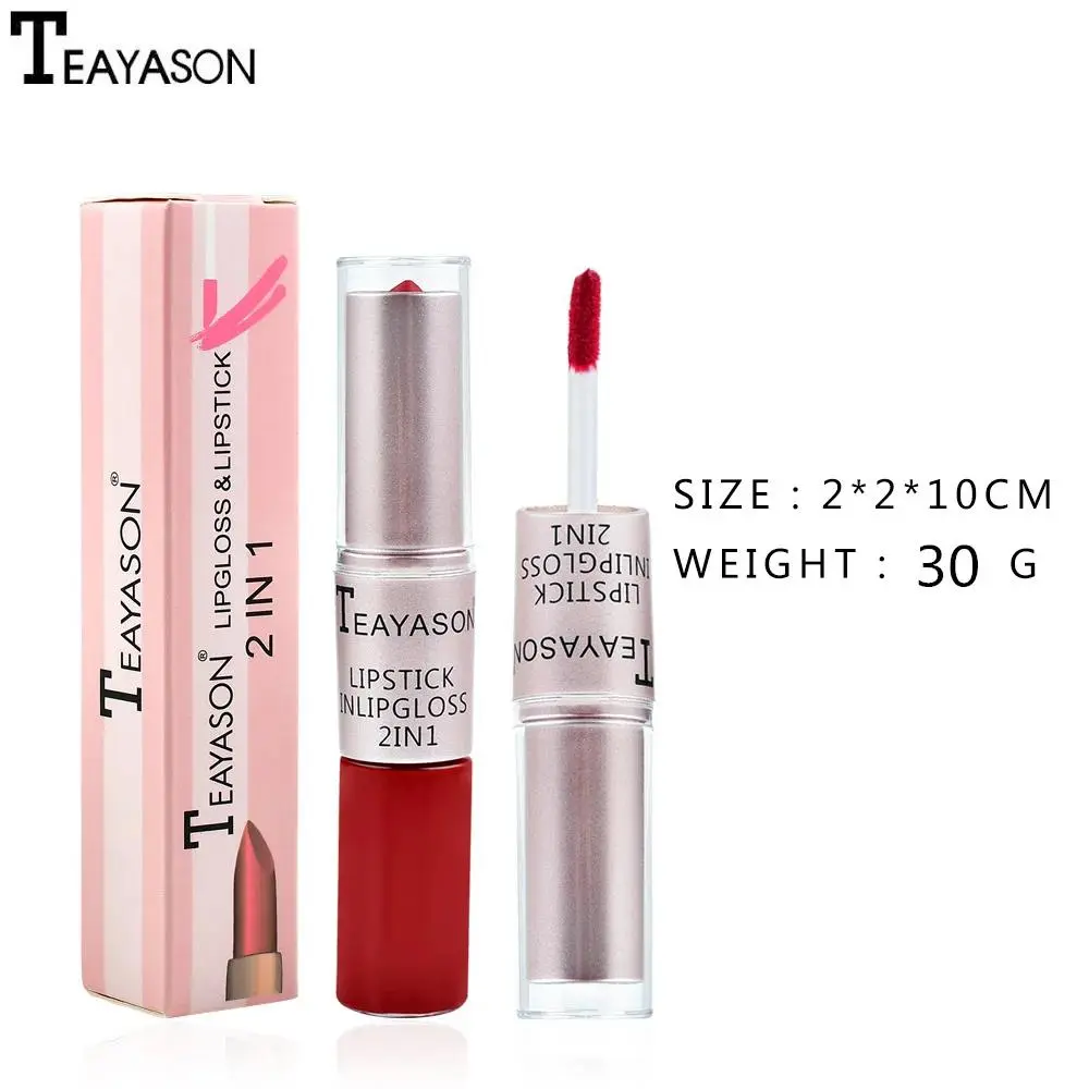 Matte Liquid Lipstick Waterproof Non Transfer Long Wear Pink Lip Gloss Tint Moisturizing Makeup for Women Ladies