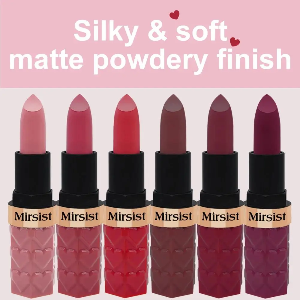 Velvet Matte Lipstick Non Transfer Waterproof Highly Pigmented Longwear Nude Peach Brown Cherry Tones Smooth Lip Makeup