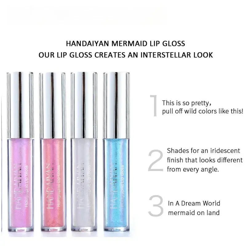 Shiny Luminous Lip Gloss Long Lasting Waterproof Moisturizing Glitter Shimmer Liquid Lipstick Makeup Glaze