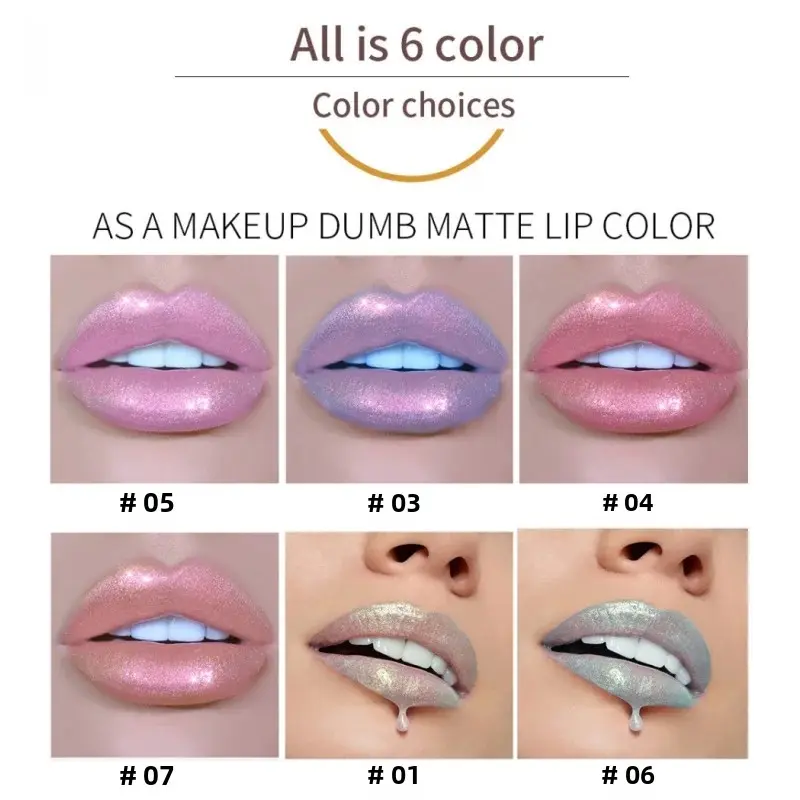 Shiny Luminous Lip Gloss Long Lasting Waterproof Moisturizing Glitter Shimmer Liquid Lipstick Makeup Glaze