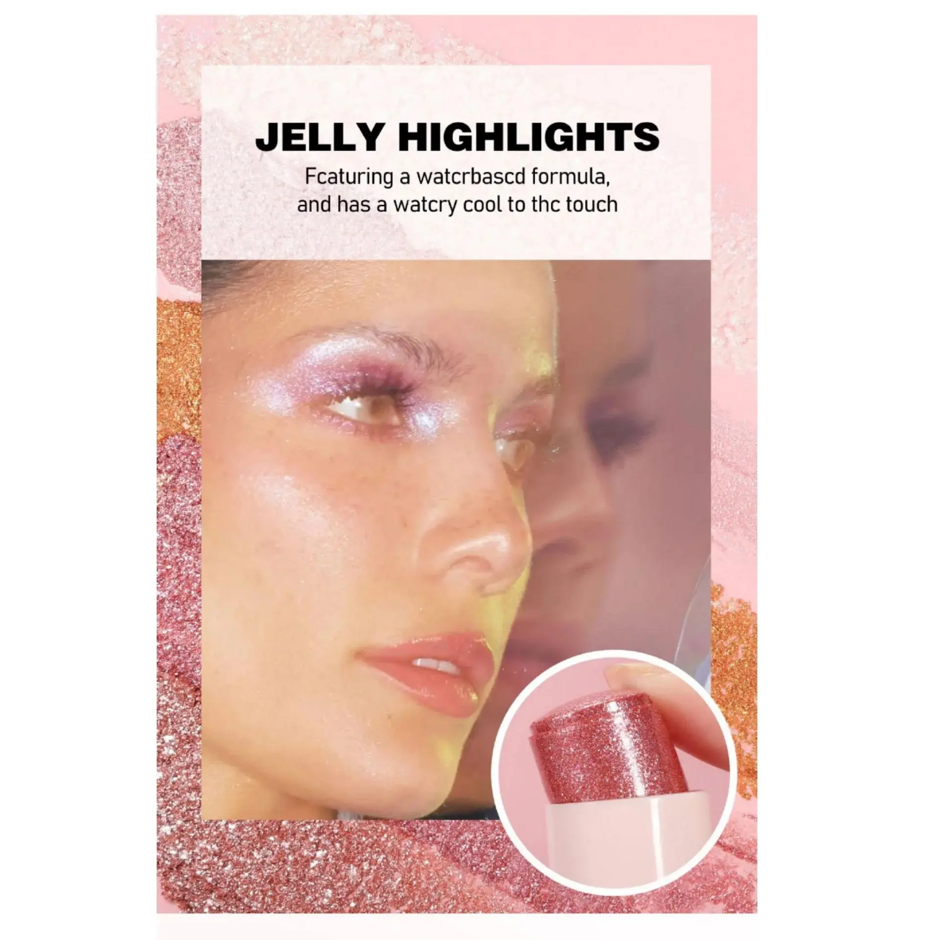 6 Shade Creamy Highlighter Stick Stunning Shimmer Glow For Cheekbones Lips Face Body Smooth Blendable Makeup