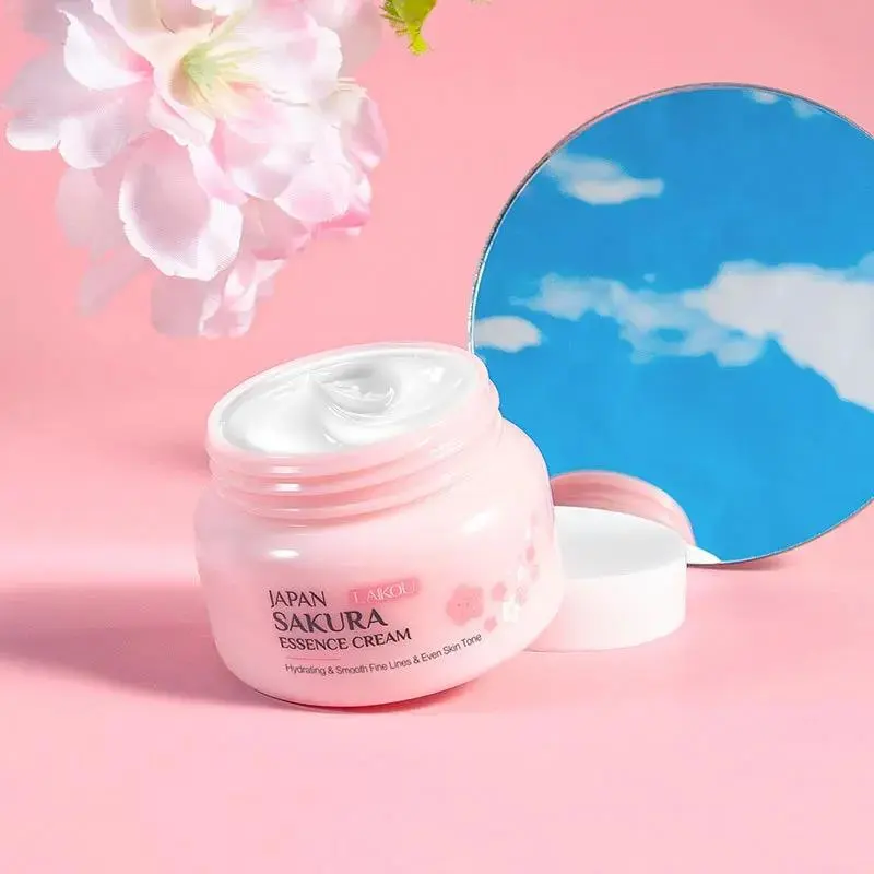 Japan Sakura Face Cream 25g 60g Whitening Moisturizer Essence For Smooth Soft Skin Oil Control Nourishing Care