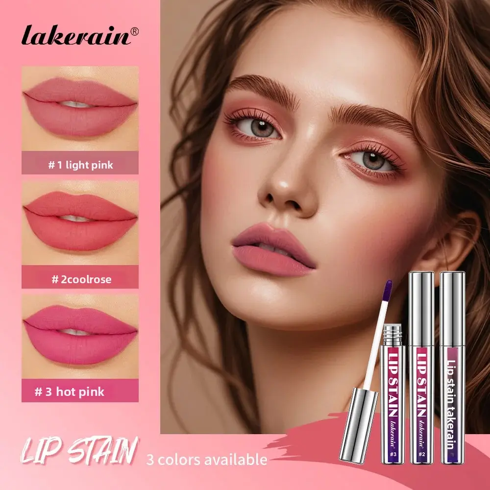 Peel Off Lip Stain Long Lasting Waterproof Pink Lip Tint Non Stick Cup Transfer Proof Natural Lipstick Women Cosmetics