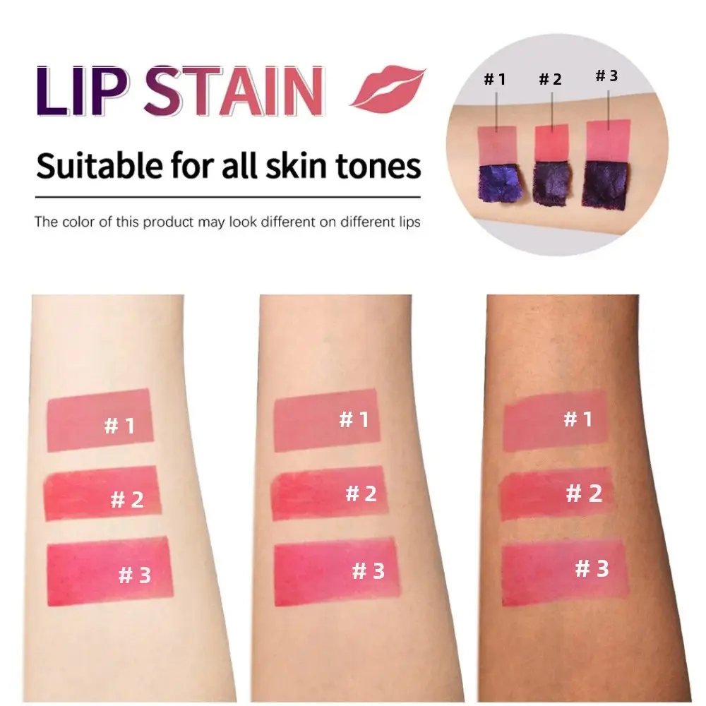 Peel Off Lip Stain Long Lasting Waterproof Pink Lip Tint Non Stick Cup Transfer Proof Natural Lipstick Women Cosmetics