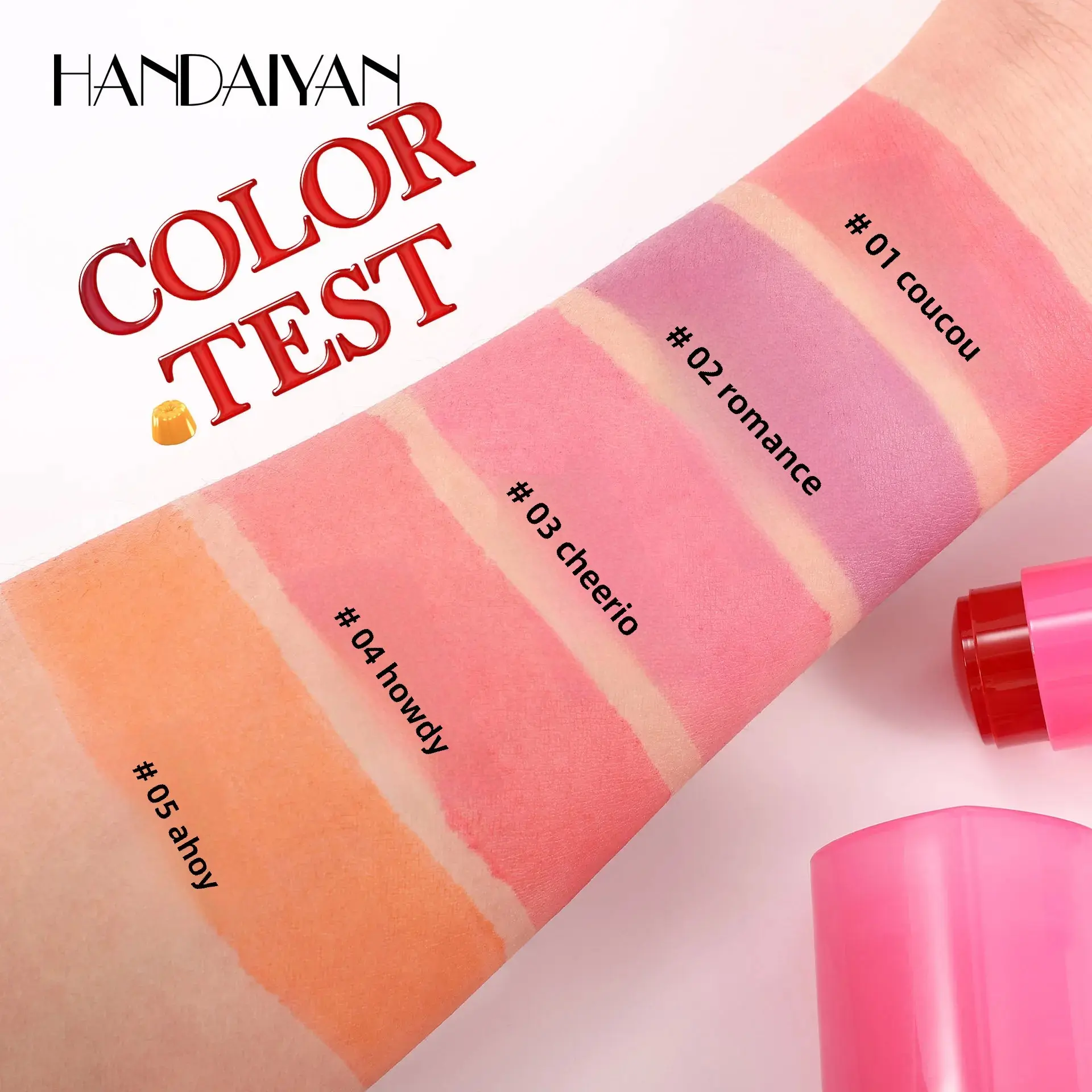 Lip Cheek Jelly Blush Stick Water Tint Lightweight Long Lasting Makeup Blusher Cosmetics Natural Flush Beauty
