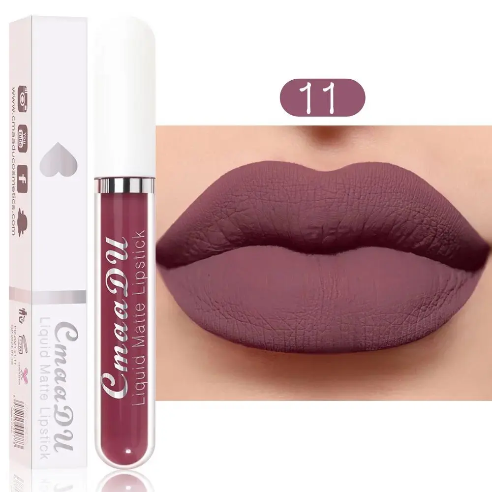 18 Colors Velvet Matte Liquid Lipstick Waterproof Long Lasting Non Transfer Lip Gloss Smudge Proof Lip Makeup Set