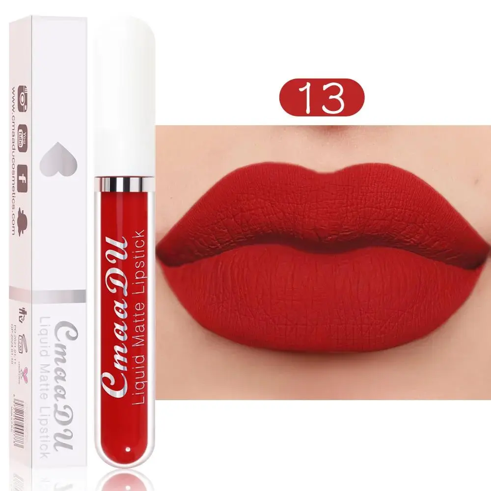 18 Colors Velvet Matte Liquid Lipstick Waterproof Long Lasting Non Transfer Lip Gloss Smudge Proof Lip Makeup Set