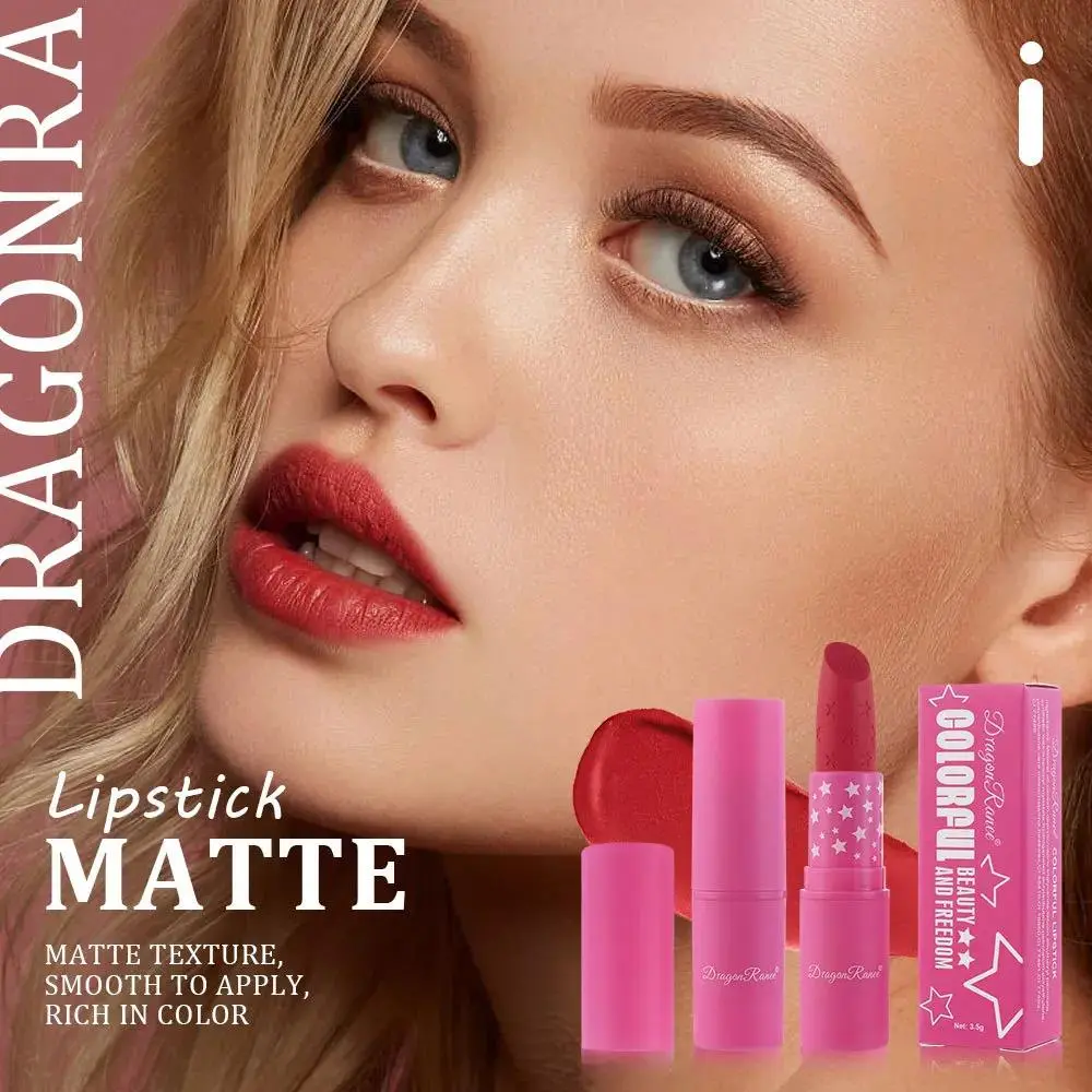3Pcs Korean Matte Lipstick Set Waterproof Long Lasting High Pigmented Lip Gloss Makeup For Women Beauty Cosmetic