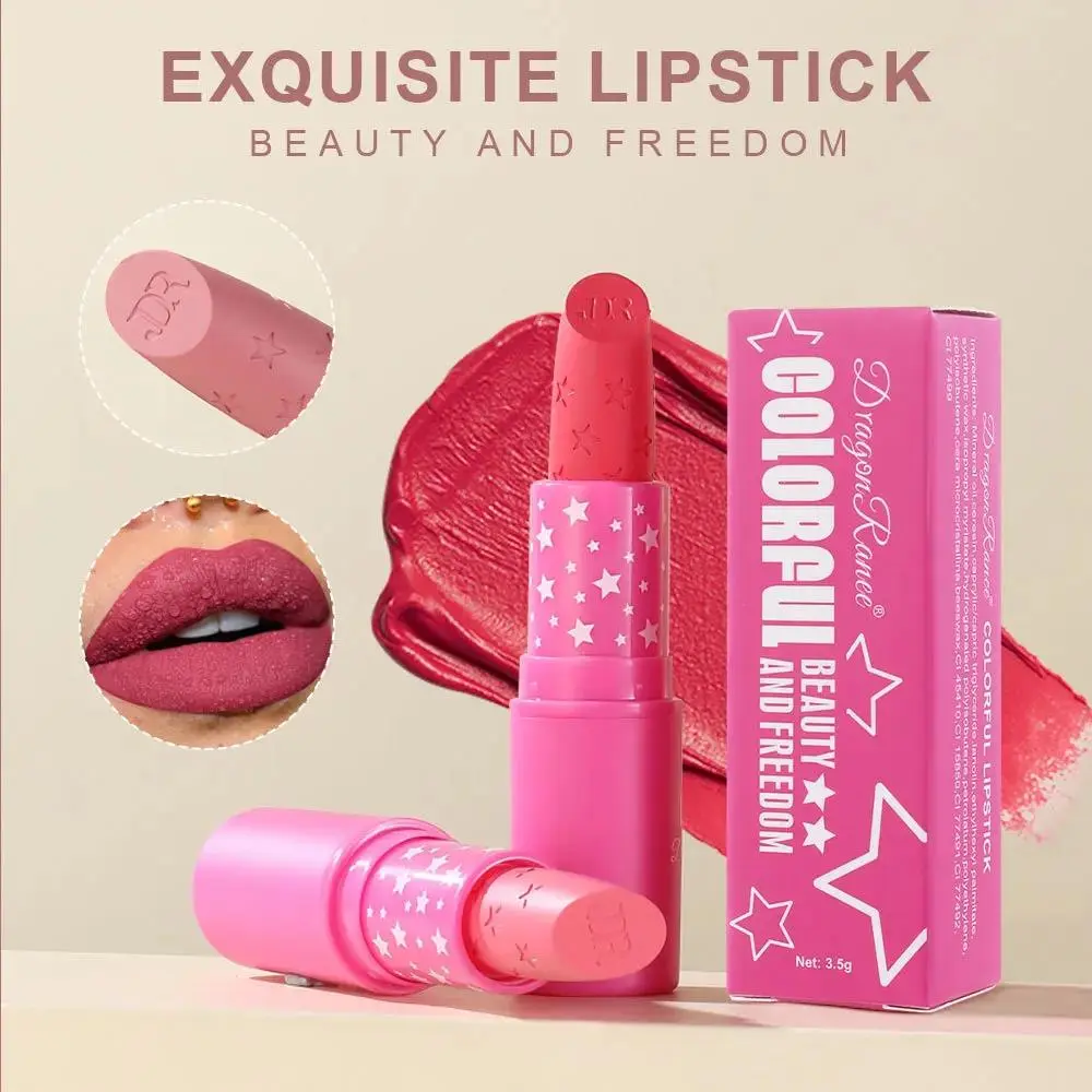 3Pcs Korean Matte Lipstick Set Waterproof Long Lasting High Pigmented Lip Gloss Makeup For Women Beauty Cosmetic