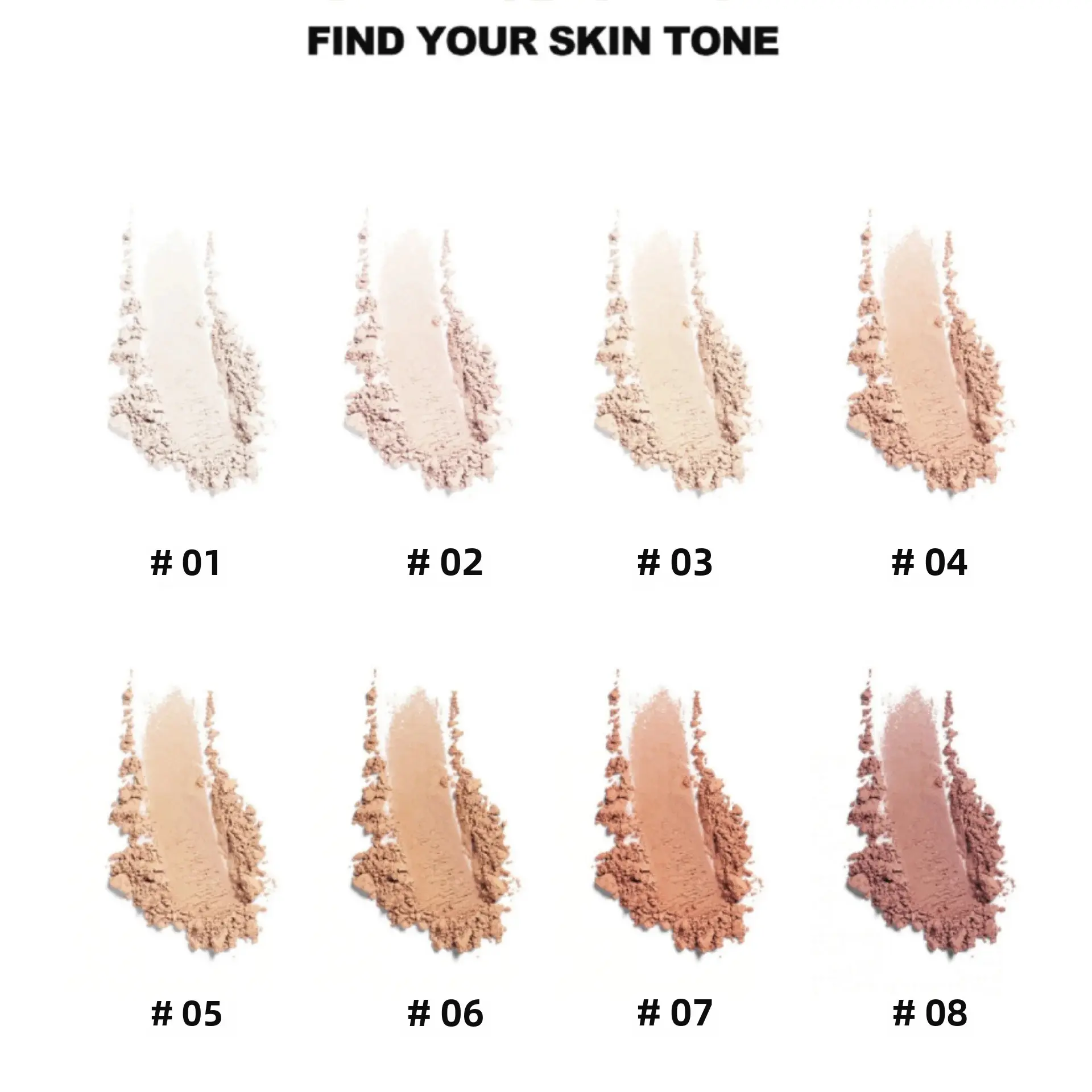 Long Lasting Matte Pressed Powder For Dark Skin Oil Control Compact Makeup Setting Natural Finish Even Tone