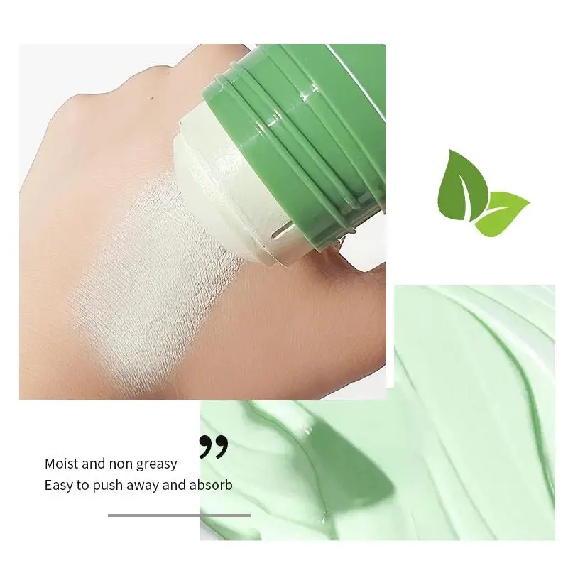 Natural Green Tea Facial Mask Stick Oil Control Mud Cream Hydrating Blackhead Removal Pore Refining Skin Care