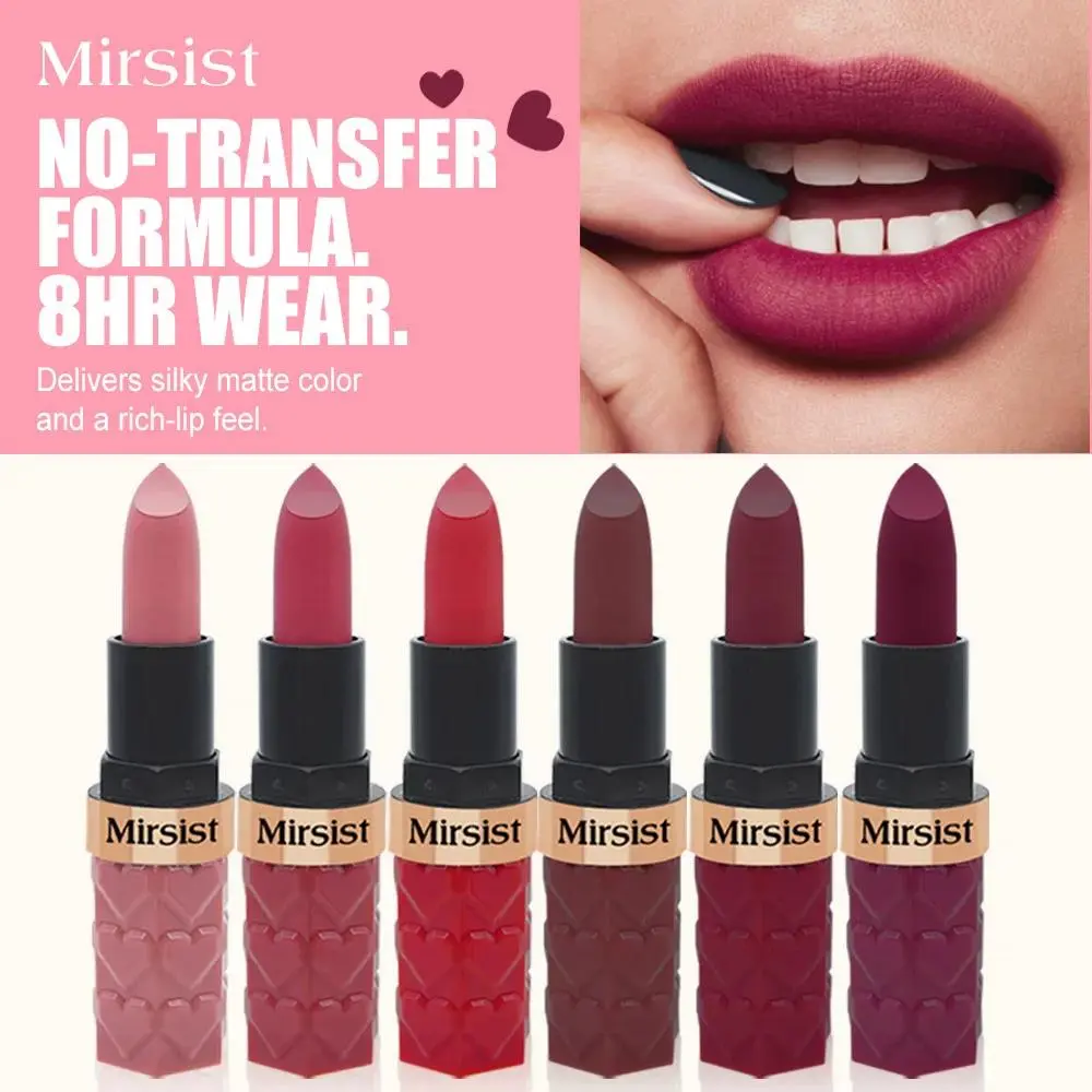 Velvet Matte Nude Peach Lipstick Set Waterproof Long Lasting Natural Lip Stain Silky Moisturizing Non Fading Hybrid Balm