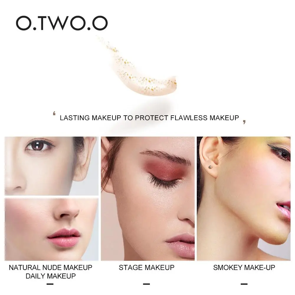 Gold Makeup Primer Invisible Pores Oil Control Moisturizing Face Base Gel Brightening Cream Before Foundation 20ml