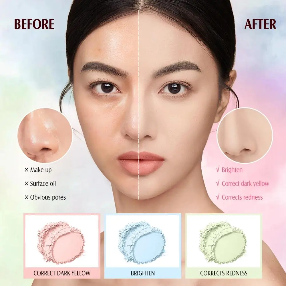 Oil Absorbing Translucent Loose Powder Blends Seamlessly Lightweight Setting Makeup For Flawless Matte Finish