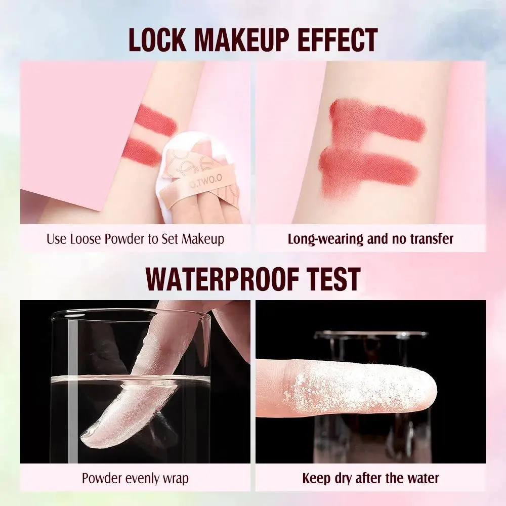 Oil Absorbing Translucent Loose Powder Blends Seamlessly Lightweight Setting Makeup For Flawless Matte Finish