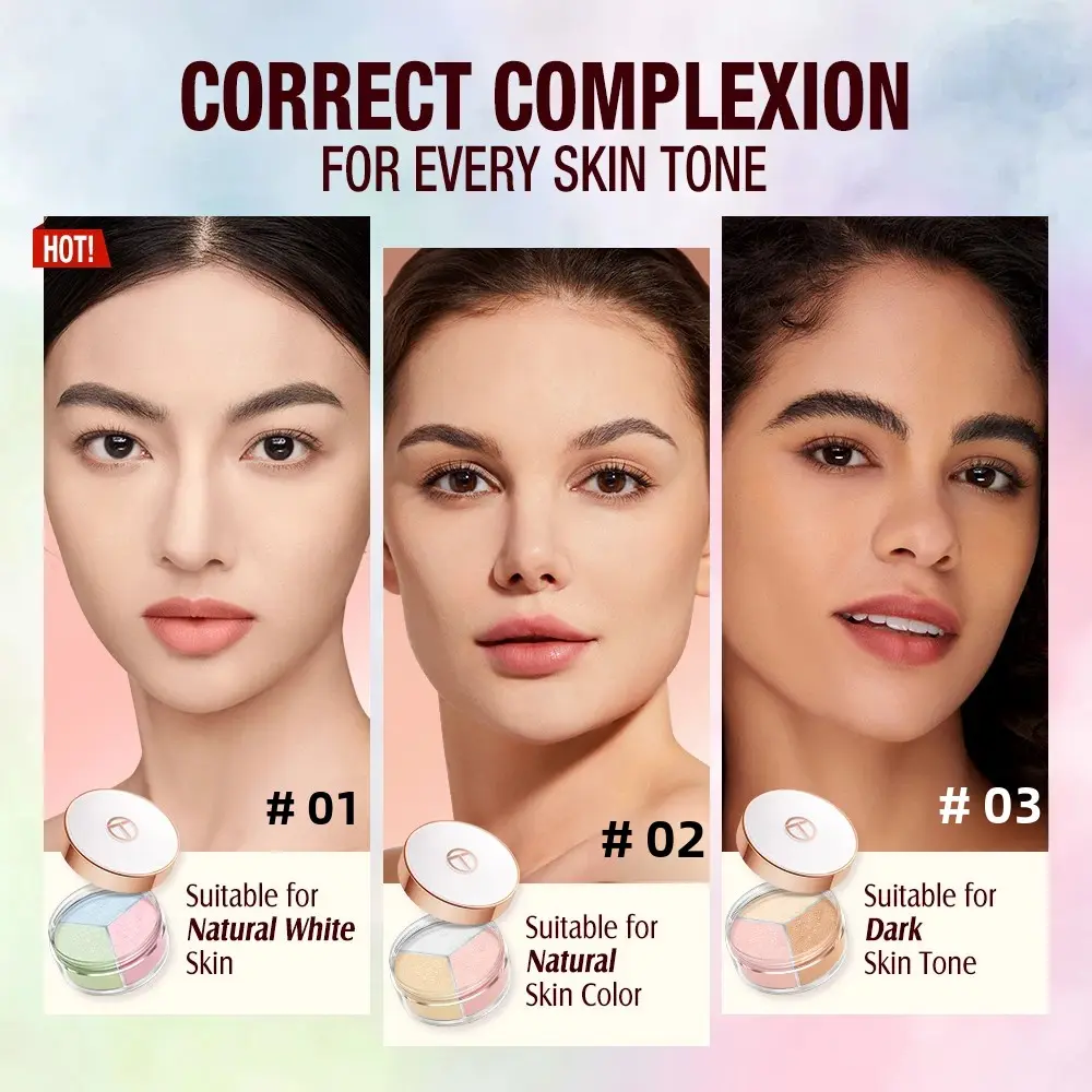 Oil Absorbing Translucent Loose Powder Blends Seamlessly Lightweight Setting Makeup For Flawless Matte Finish