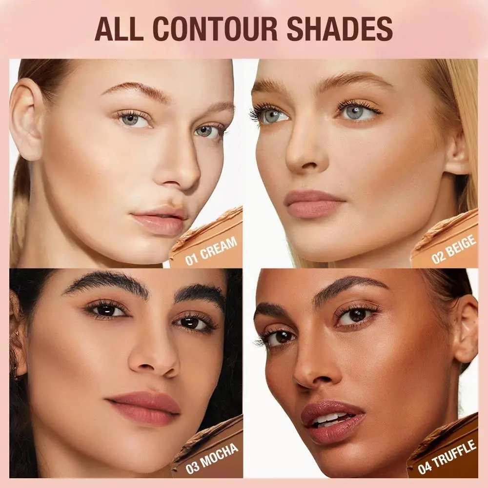 Brightening Contour Stick Cream Longwear Lightweight Sculpt Face Concealer Bronzer Makeup Pen For Flawless Finish