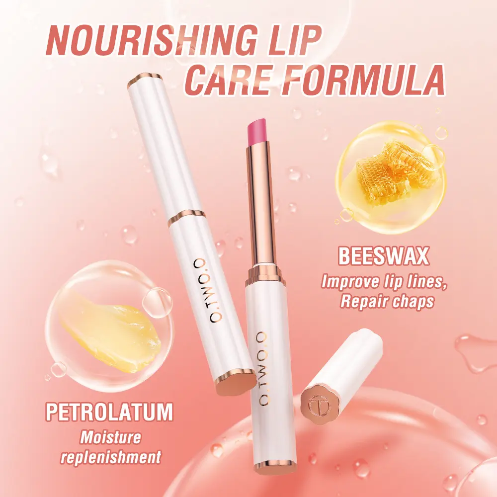 Long Lasting Color Changing Lipstick Moisturizing Lip Balm Natural Nourishing Beeswax Lip Gloss Lip Care Cosmetics