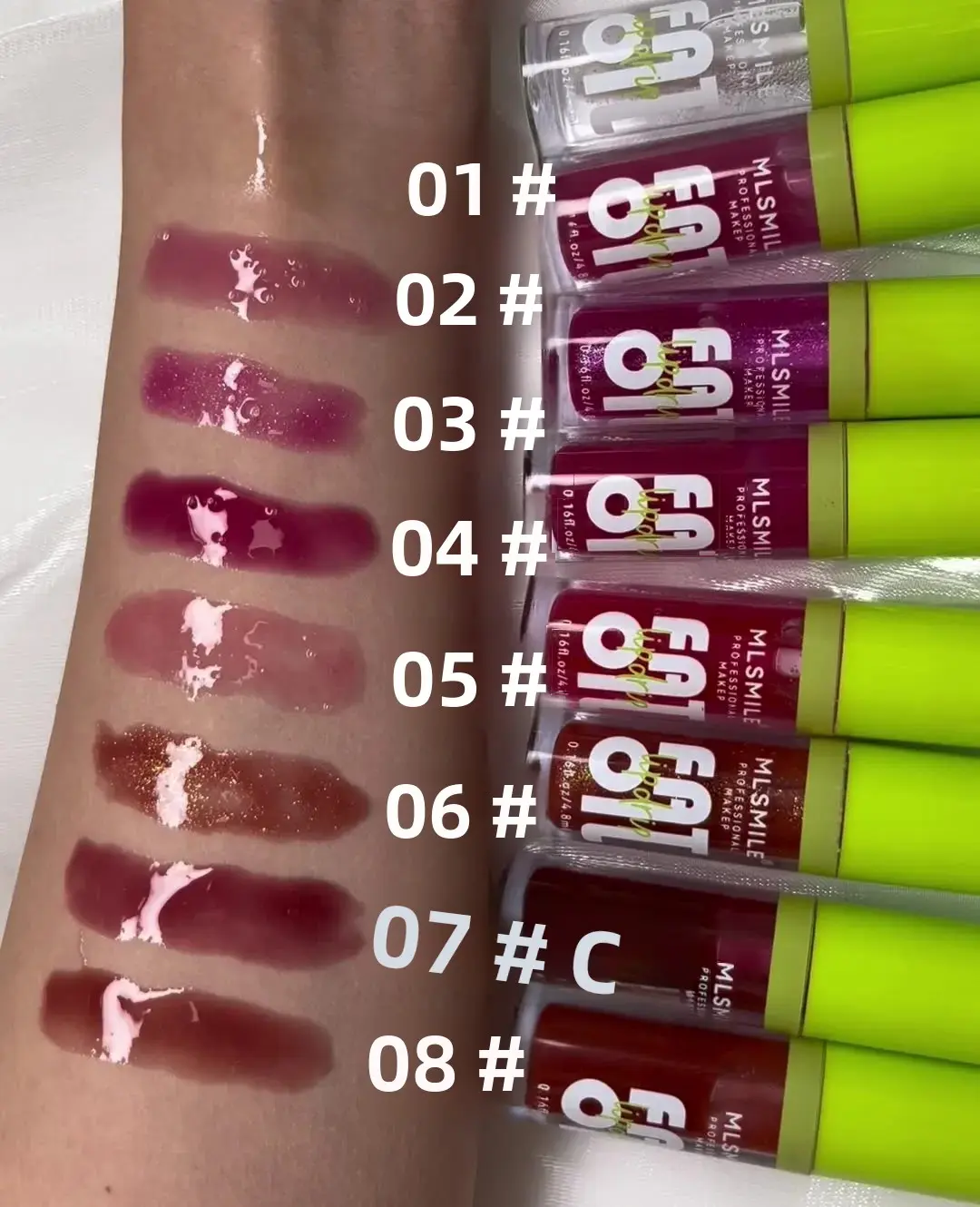 4pcs Set Mirror Pearl Lipgloss Long Lasting Hydrating Moisturizing Clear Lip Balm Oil Multi Color Lip Enhancement