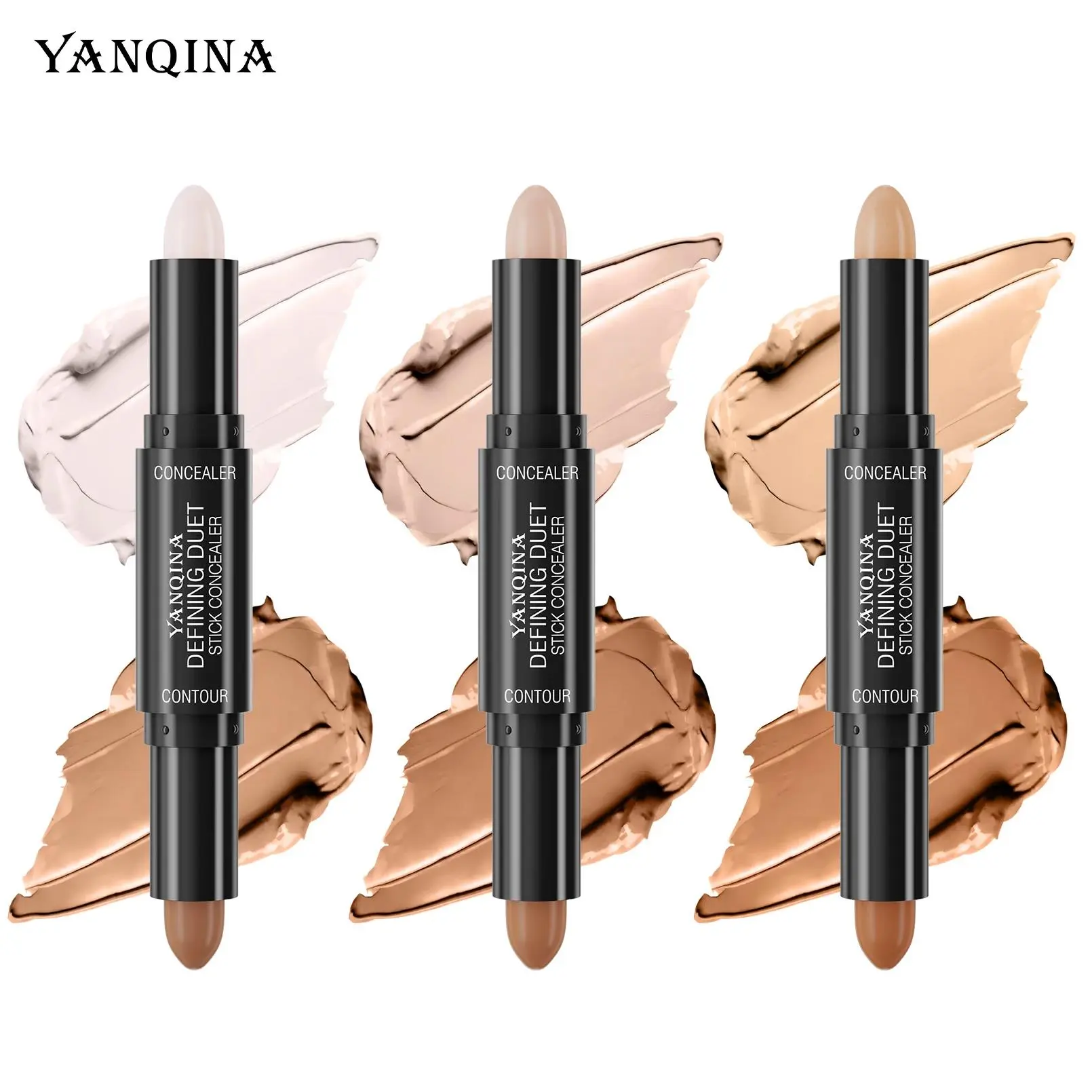 Creamy Contour Stick Foundation Concealer For Dark Circles And Blemish Coverage Even Skin Tone Makeup Highlighter Pen