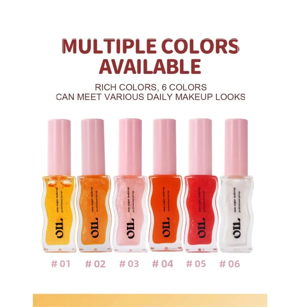 Fruit Honey Essence Lip Oil Long Lasting Moisturizing Fades Lip Lines Care Transparent Pearlescent Gloss
