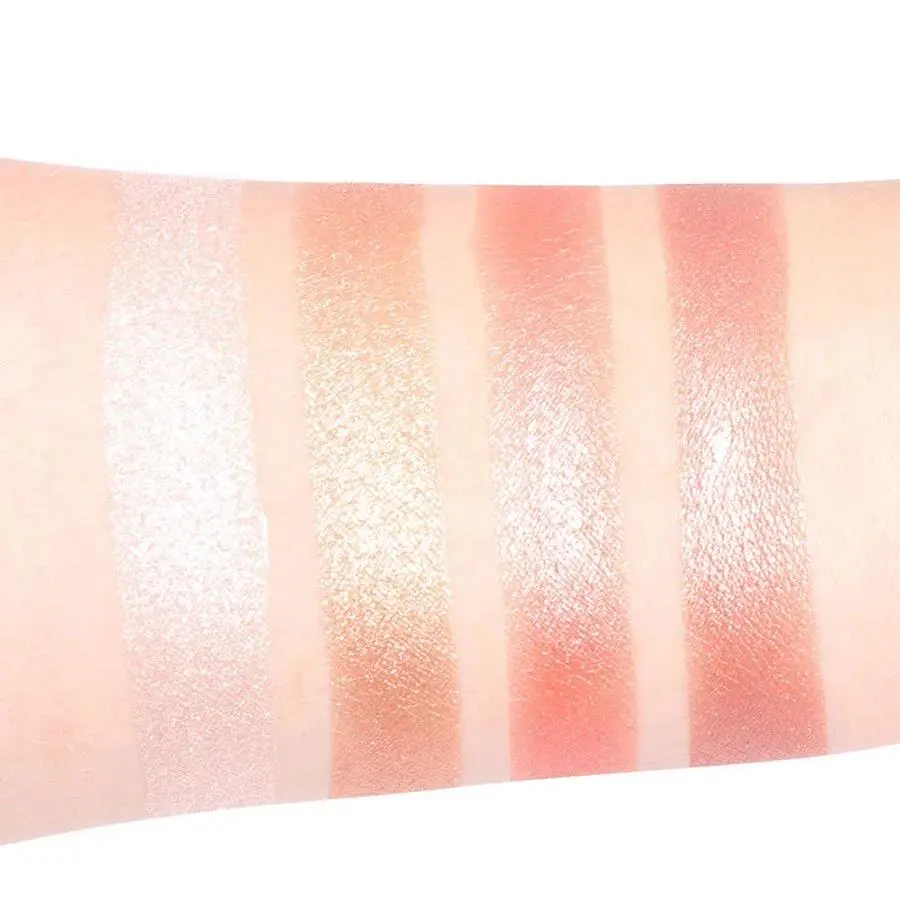 4 Color Highlighter Palette Glitter Face Contour Brighten Makeup Shimmer Blusher Cosmetic For Women