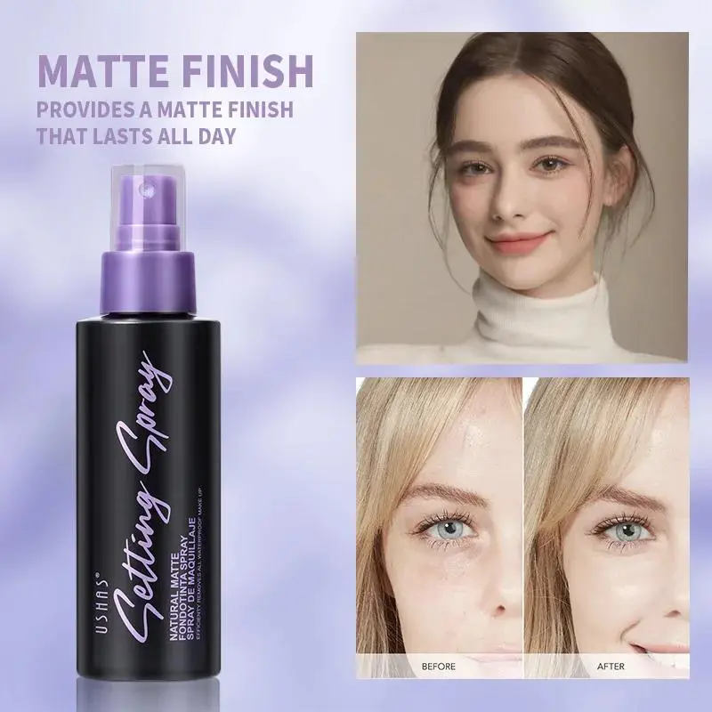 110ml Waterproof Makeup Setting Spray Long Lasting Oil Control Anti Sweat Natural Finish Face Mist for All Day Wear