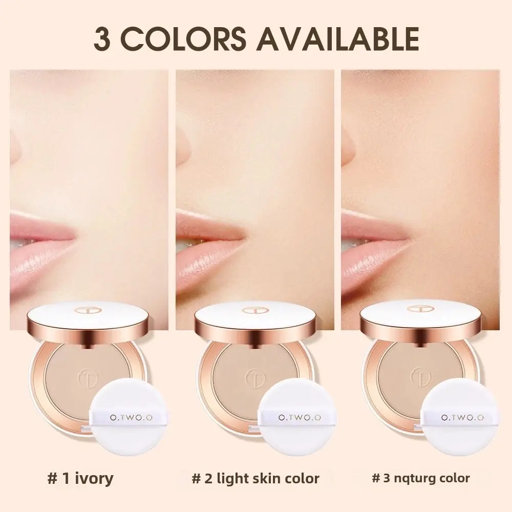 Silk Smooth Oil Control Pressed Powder Makeup Setting Powder Waterproof Long Lasting Face Powder For Flawless Matte Finish