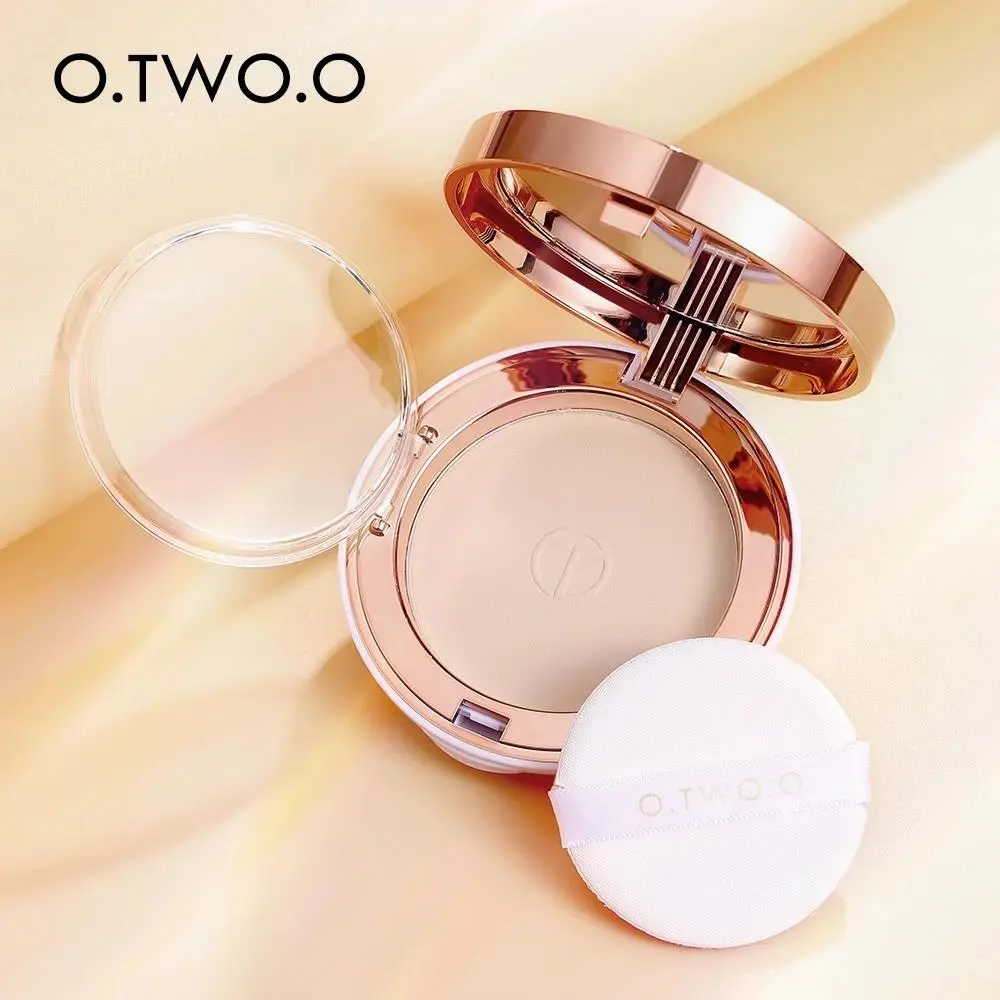 Silk Smooth Oil Control Pressed Powder Makeup Setting Powder Waterproof Long Lasting Face Powder For Flawless Matte Finish