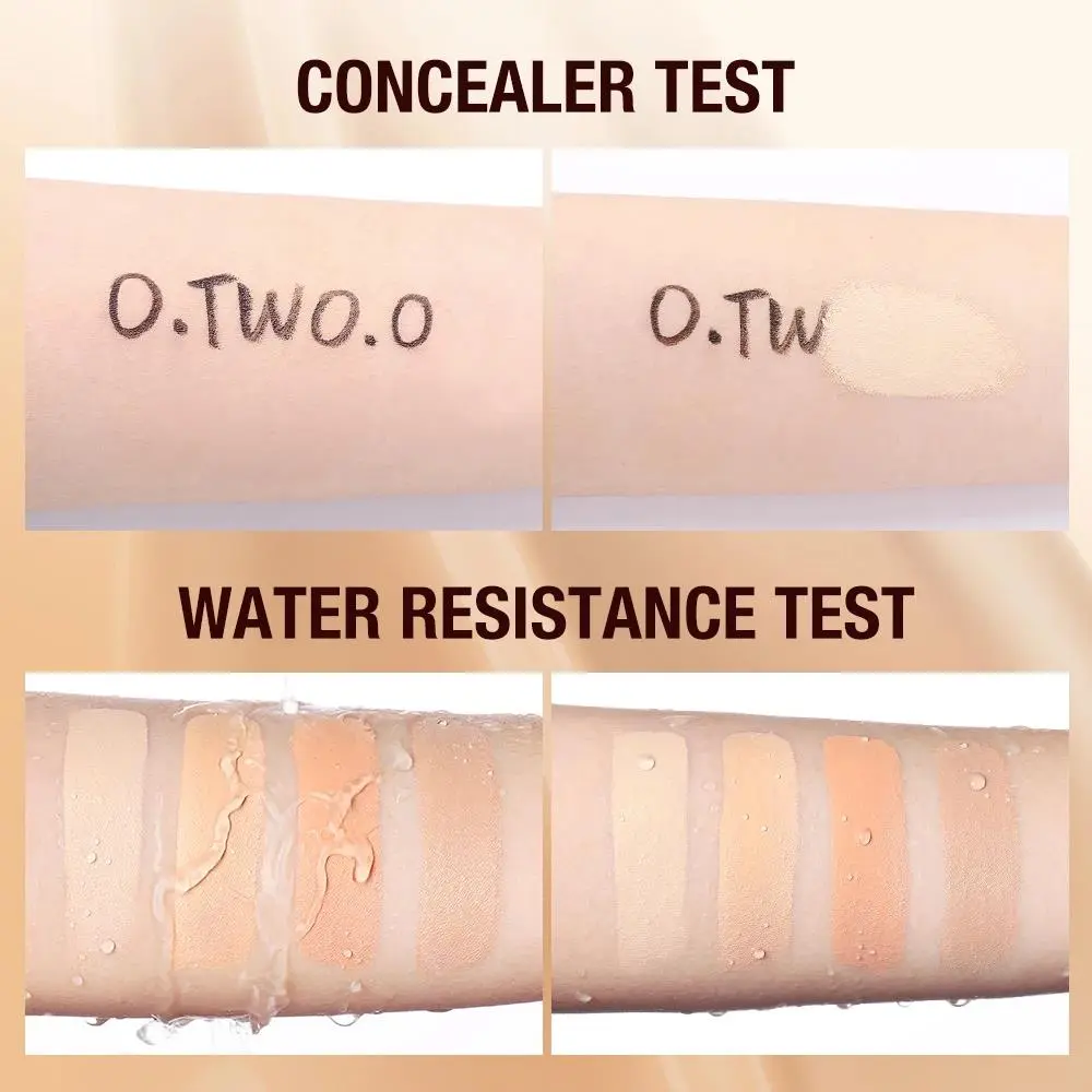 Waterproof Matte Concealer Cream Lightweight Foundation Makeup Base Full Coverage For Face And Dark Circles