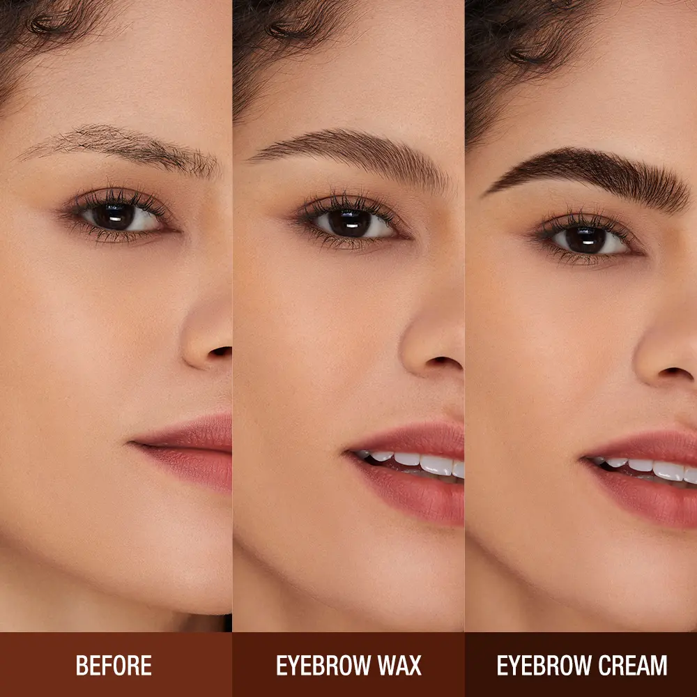 Long Lasting Eyebrow Pomade Brow Gel Wax Waterproof 2 in 1 Creamy Texture Tint Makeup Enhancer for Defined Brows