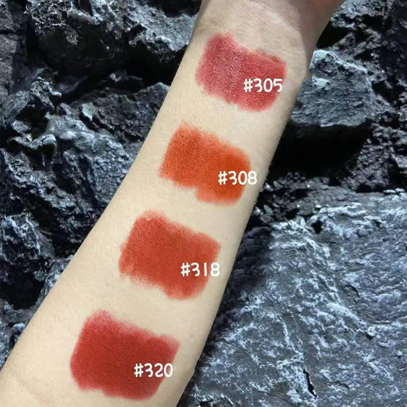 Sweet Milk Bear Velvet Matte Embroidery Lipstick Smooth Long Lasting Easy to Wear Waterproof Moisturizing Lip Makeup Cosmetics