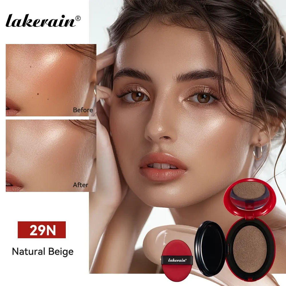 SPF40 Sunscreen Cushion Foundation All Skin Colors Brightening Contouring Foundation Cream Long-lasting Makeup Base Concealer