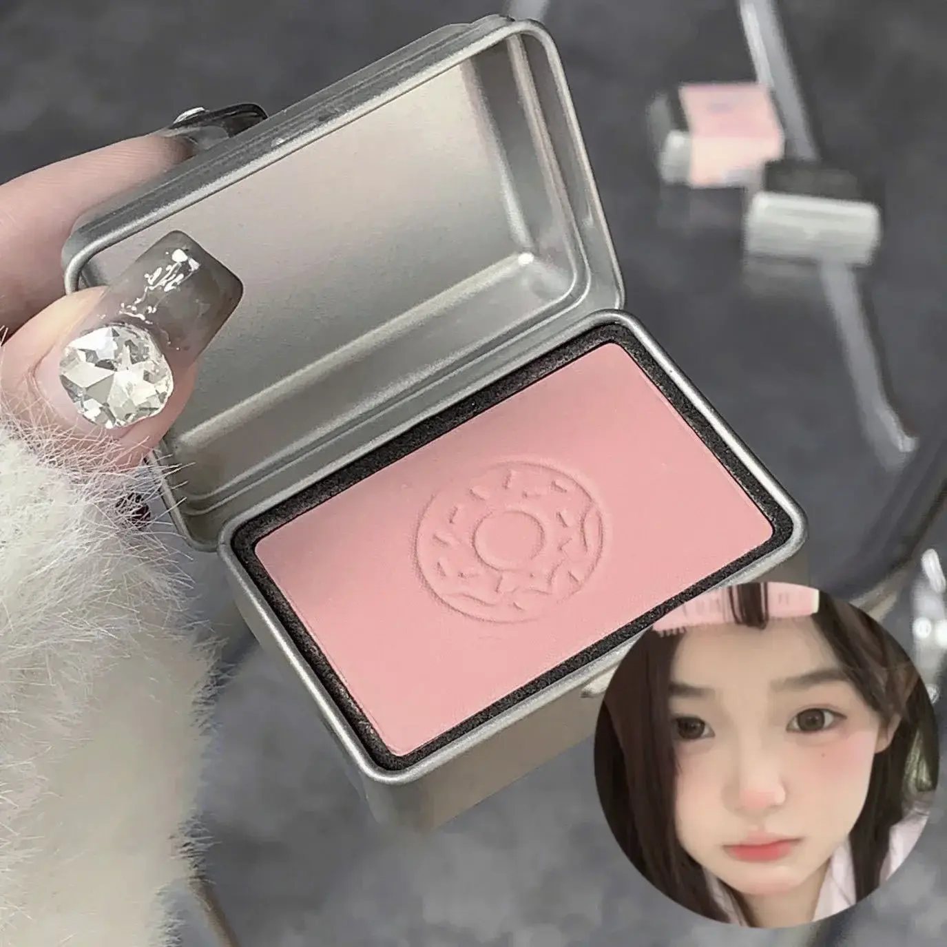 Peninsula Iron Box Blush Monochrome Drunken Rose Cheek Blusher Powder Matte Apricot Rouge Contour Palette Natural Face Makeup