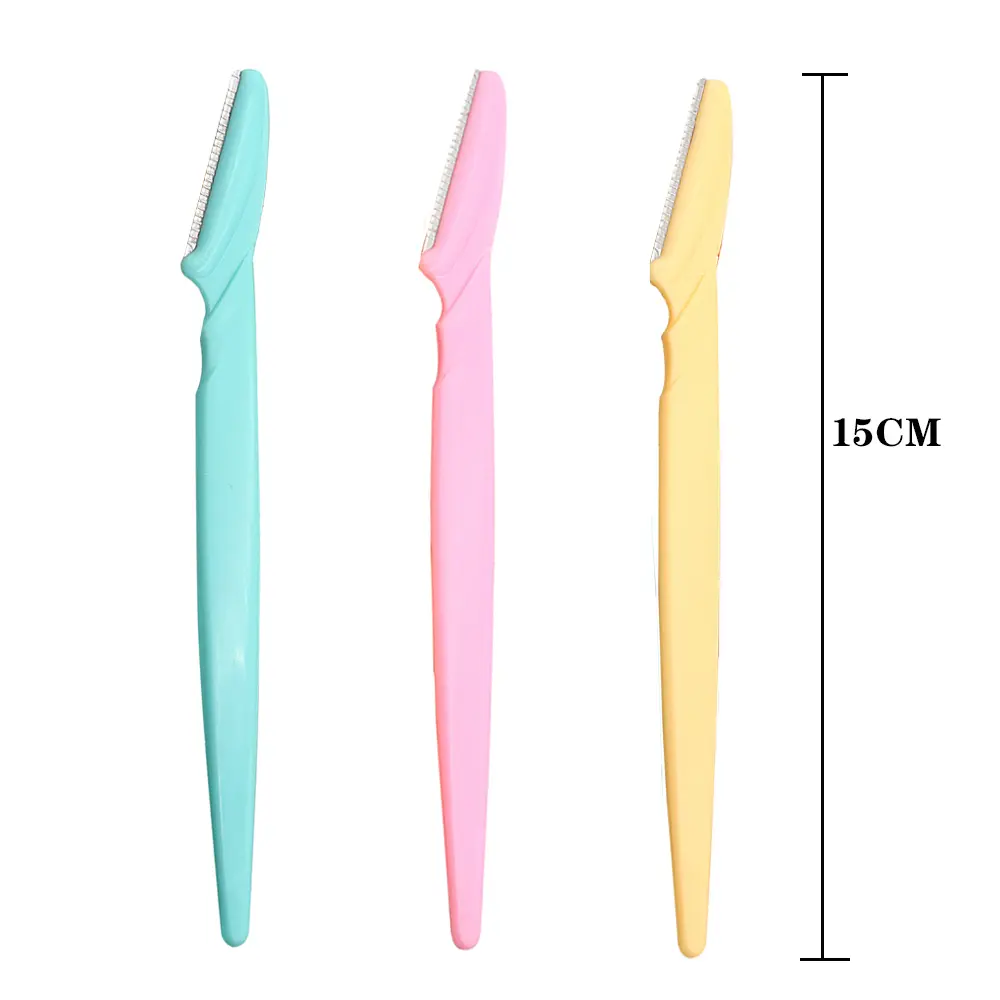 10 Pcs Small Professional Trimmer Safe Blade Shaping Knife Eyebrow Blades Face Hair Removal Scraper Shaver Makeup Beauty Tools