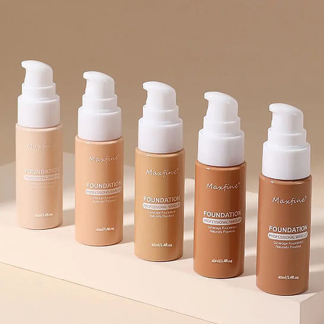 30ml Matte Liquid Foundation Effective Concealer Waterproof Makeup Primer Oil Control BB Cream Full Coverage Dark/Light Skin