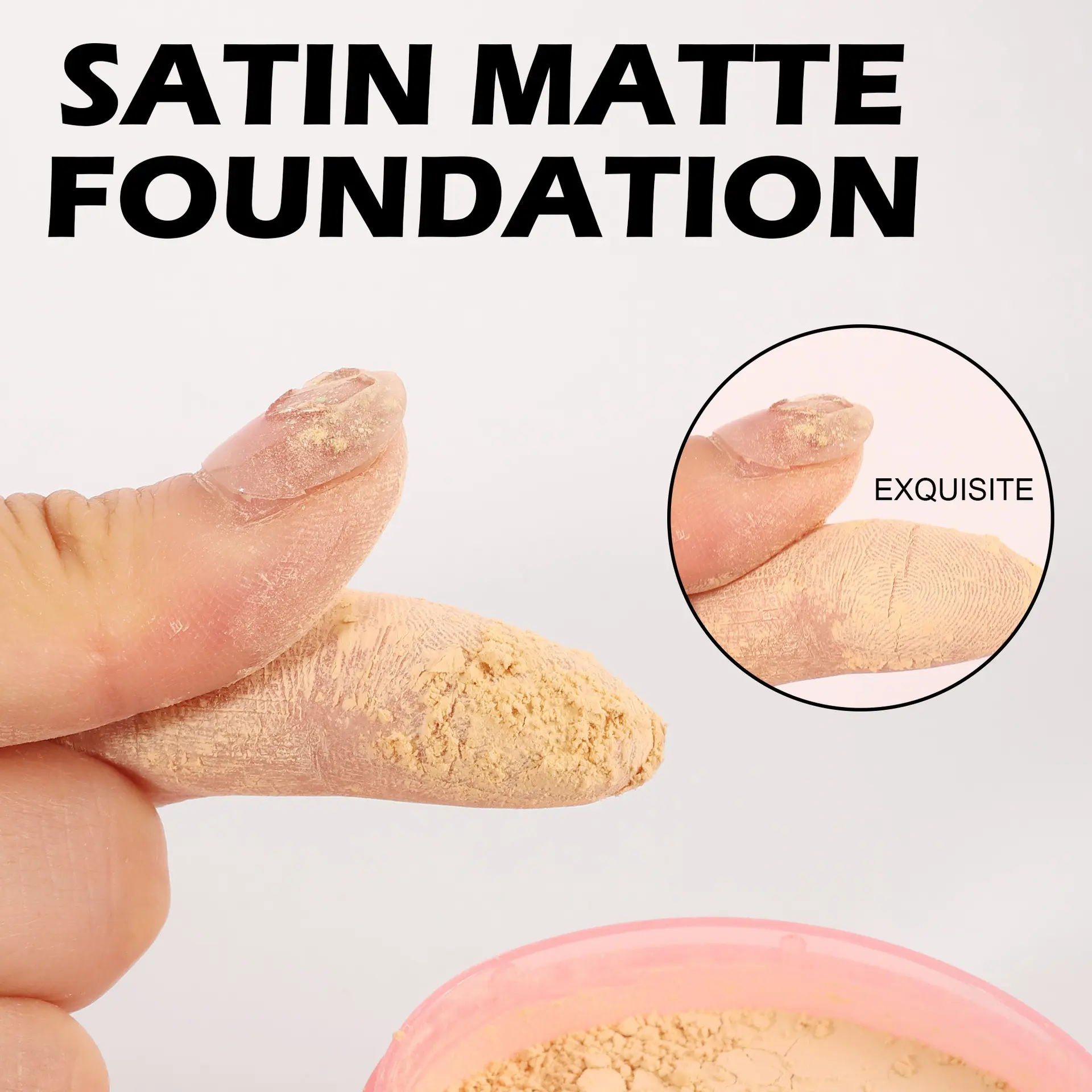 Natural Oil Control Makeup Powder Brightening Mist Facial Modification Powder Waterproof Lightweight Setting Powder Cosmetics