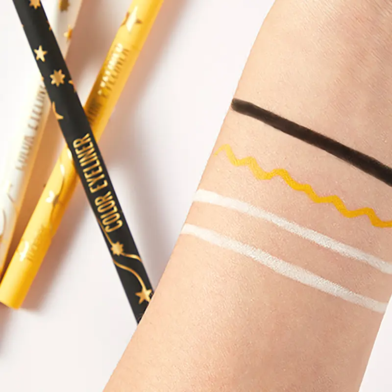 18 Color Eyeliner Waterproof Gel Eye Liner Pencil No Smudging Makeup Cosmetics For Charm Colored Eyes Cosmetics Pen Long Lasting