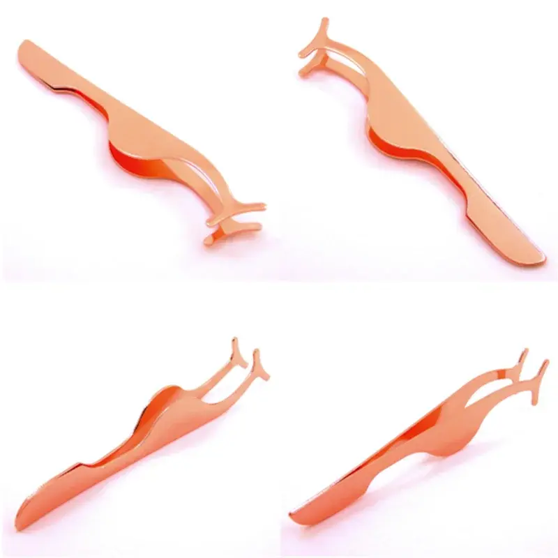 1 Pc False Eyelashes Tweezer Fake Eye Lash Applicator Makeup Tools Auxiliary Curler Mink Eyelashes Professional Tweezer Tools