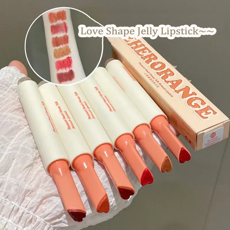 Frozen Tea Mirror Lip Glaze Hydrating Solid Lip Gloss Glass Jelly Rose Lip Tint Balm Multi Color Moisturizing Lipstick Pen