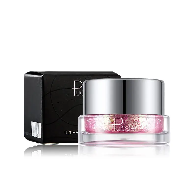Sparkling Loose Sequins Eyes Glitter Gel Highgloss Shine Yellow Pearl Pink Eyeshadow Face Body Painting Brighten Stage Makeup