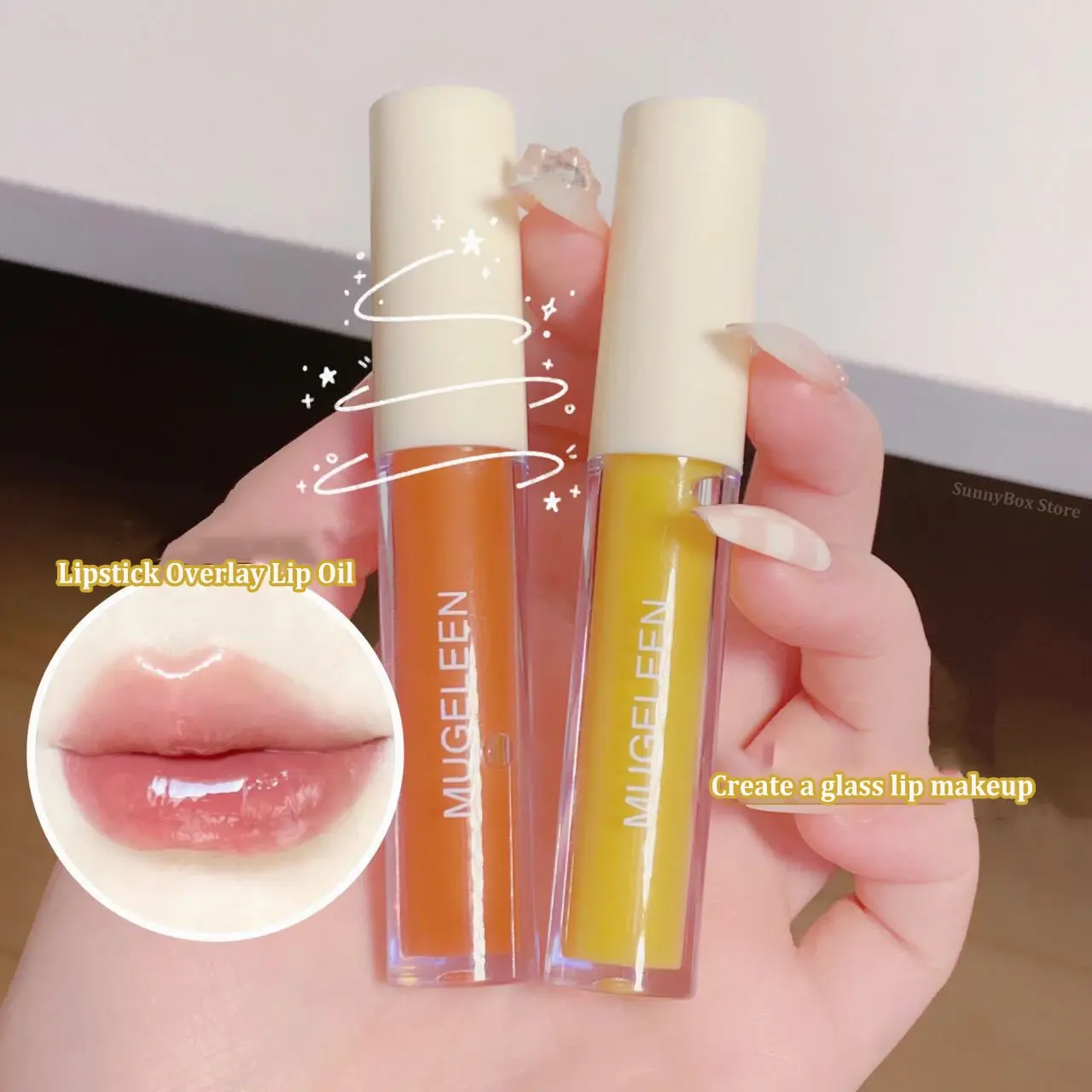 Jelly Fruit Scent Lip Gloss Plumping Lip Balm Mirror Lip Oil Fade Lip Lines Moisturizer Natural Plant Lip Care Makeup Cosmetic