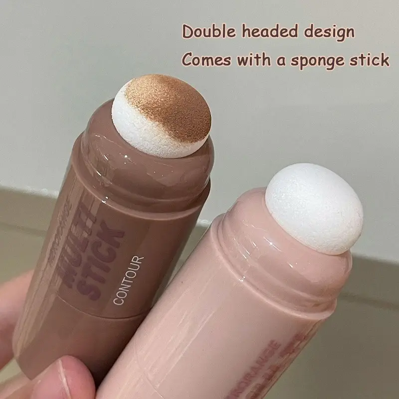 Natural Brown Contouring Highlighter Stick Matte Beige Concealer Brightening Primer Nose Shadow Three-dimensional Facial Makeup