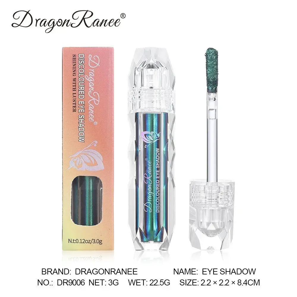 Optical Chameleons Eye Glitter Pigment Monochrome Holographic Navy Blue Green Shiny Metallic Liquid Lip Gloss Eye Shadow Stick