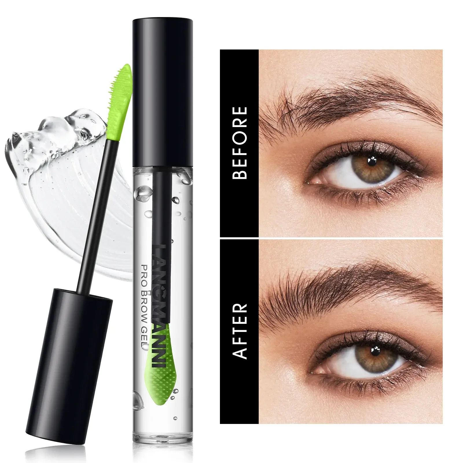 3D Shaping Clear Root Wild Eyebrows Gel Transparent Styling Fixing Brow 16 Hour Hold Waterproof Quick-dry Brow Lifting Makeup