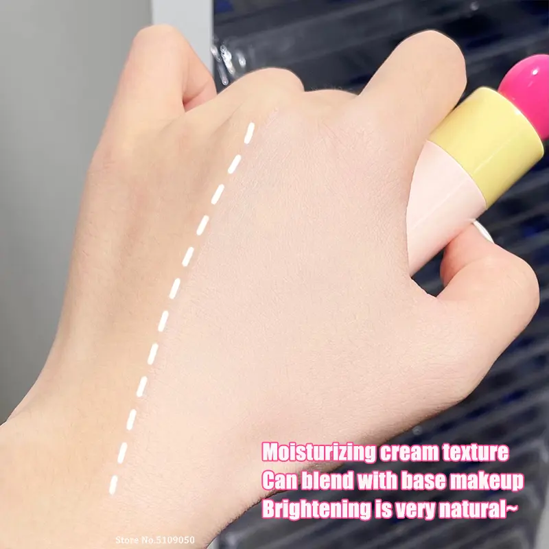Expansion Highlight Concealer Stick Milk Purple High Gloss Brighten Facial Concealer Tear Grooves Law Lines Base Makeup Primer