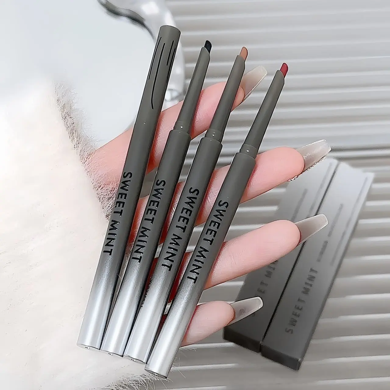 Matte Lying silkworm Eyeliner Gel Pen Waterproof Not Blooming Quick Drying Eye Liner Pencil Red Brown Eye Shadow Pen Makeup
