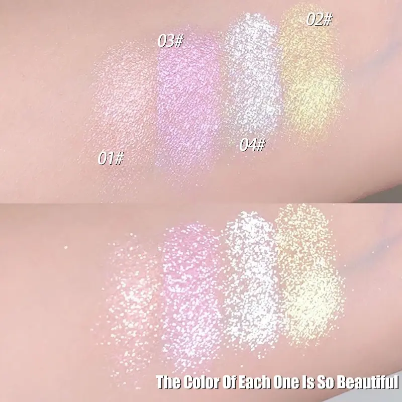 Love Angel High Gloss Powder Highlighter Makeup Palette Peach Fairy Glitter Body Bronzer Highlight Contour Illuminator Makeup